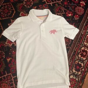 Hannah Kate Clothing Polo w/ Red Check Elephant